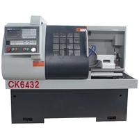 CK6432A Chinese Metalen Cnc Draaibank Machine Met 8 Stations Torentje