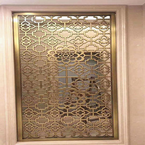 Panneau mural en aluminium ajouré sculpté pour cloison décorative de hall d'entrée - Product Image 6