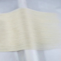 Nouveau concept coloré de tissage de cheveux vierges russes à double tirage en gros extensions de cheveux humains en silicone à trame micro perlée