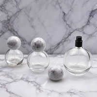 Flacon de parfum vide de luxe en verre, rechargeable, 30ml, 50ml, 100ml, pour voyage, avec bouchon, idéal pour mascara et perruques - Vente en gros personnalisée