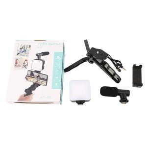 Prezzo di fabbrica Kit di illuminazione Streaming 49 LED per telefono tutto in uno Set di registrazione Video con supporto per treppiede e microfono - Product Image 6