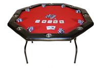 Nouvelle table de poker octogonale à 2 plis, table de divertissement, fabricants directs, table de poker personnalisée
