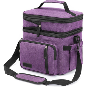 Sac isotherme pour boîte à lunch, sac de pique-nique de voyage, sac de rangement pratique pour étudiants - Product Image 1