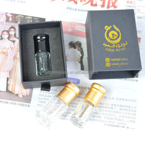 3ml 6ml 12ml Noir/blanc/clair Attar Oud Oil Flacon de <span class=keywords><strong>parfum</strong></span> en verre avec bouchon en aluminium et boîte d'emballage - Product Image 6