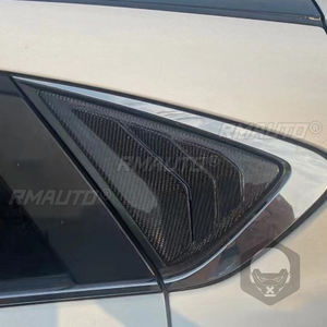 Cubierta de Ventana Trasera de Fibra de Carbono para Automóvil, Compatible con Mazda Artez Axela CX-4, Moldura de Ventilación Lateral - Product Image 6