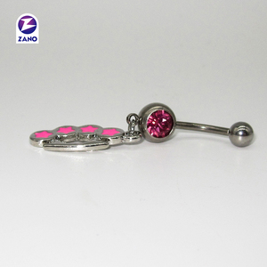 Bijoux en acier inoxydable Bijoux en acier en laiton avec anneau de ventre pour piercing corporel Présentoir à bijoux - Product Image 4