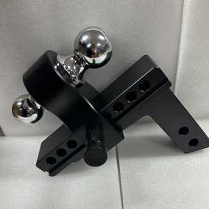 <span class=keywords><strong>Attelage</strong></span> de remorquage en aluminium pour remorque à usage intensif <span class=keywords><strong>Attelage</strong></span> de remorque réglable à billes avec revêtement en poudre noire - Product Image 2