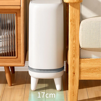 Poubelle de rangement en plastique intégrée à absorption automatique JOYBOS personnalisée, écologique, blanche, 12,5 L, pour hôtel