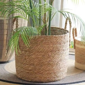 Maceta Grande de Estilo Nórdico, Tipo Cesta Verde, para Sala de Estar, con 99 Rosas, para Plantas y Bonsáis - Product Image 2