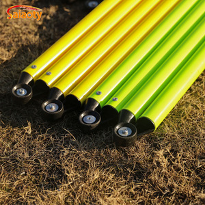 Palo di allenamento telescopico portatile per pallacanestro e calcio <span class=keywords><strong>Dribbling</strong></span> e bandiera d'angolo marcatore di Splicing pieghevole palo - Product Image 4