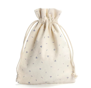 Sac en coton premium avec cordon de serrage, écologique, petit, délicat, mignon, sac de Noël, sac en coton avec cordon - Product Image 3