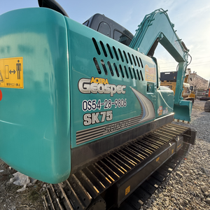 Kobelco Mini Excavadora sobre orugas SK75 SK55sr SK60 SK70 Japón 5ton 7ton Motor Bomba de engranajes Core Precio barato para la venta - Product Image 2