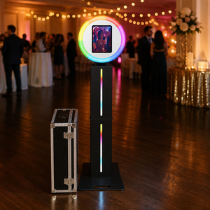 Nieuwe <span class=keywords><strong>iPad</strong></span> Fotohokje Kit met Flightcase 10.5 11 12.9 13 Inch <span class=keywords><strong>iPad</strong></span> Pro Fotohokje Zwart Selfie Kiosk Bruiloft Feest - Product Image 1