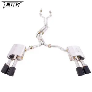 Catback Exhaust For AUDI A6/A7 C8 3.0T 2019-2022 Stainless Steel Car Exhaust System High Performance Exhaust Pipe Muffler