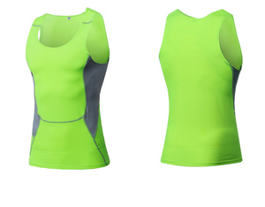 Hot Supplier Custom Quick Dry Tight <strong>Men's</strong> Bodybuilding Sport Fitness <strong>Vest</strong> Athletic Tank Top Nylon Spandex <strong>Mens</strong> <strong>Compression</strong> Shirt - Product Image 6