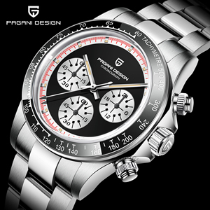 New PAGANI DESIGN 1676 New Men's Watches Quartz Wrist Watch Men <strong>Retro</strong> Sports Chronograph Japan VK63 Sapphire Glass <strong>Clock</strong> - Product Image 4
