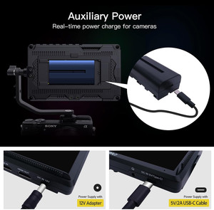 Feelworld S55 máy ảnh DSLR <span class=keywords><strong>l</strong></span>ĩnh vự<span class=keywords><strong>c</strong></span> màn hình 6 "FHD IPS, hỗ trợ 4K UHD/4096x 2160p, tập trung cao điểm, nhà máy bán buôn - Product Image 5