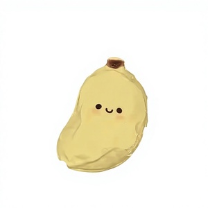 Giocattolo Antistress a Forma di Banana, Gadget per Decompressione ad Alta Simulazione, Texture Simile a Slime, Lento Ritorno a Forma, Magia Sonora al Tocco - Product Image 1