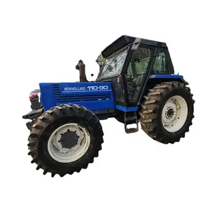 Hot Selling Original FIATAGRI 110 hp 4x4 New holland used agriculture tractor with full implements