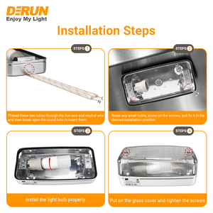 IP65-Wannenleuchten Einfache Installation 5W 7W 9W 12W 20W 30W 60W 220-240V Dunstabzugshaubenlampe für Hotelküchen, CML-HOOD - Product Image 3
