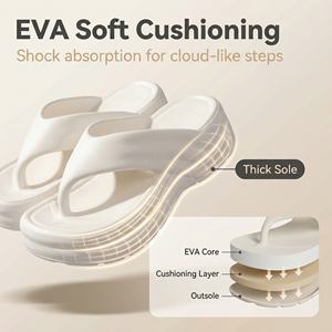 Yearning woman EVA <b>flip</b>-<b>flop</b>, Indoor/outdoor <b>Soft</b> Sole Home Slippers, Comfortable Summer Couple Footwear - Product Image 5