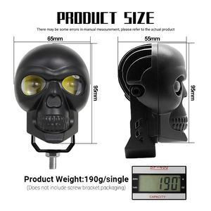 XENPLUS BIKE LAMP Haute Qualité Moto Led Phare <span class=keywords><strong>Conduite</strong></span> Brouillard Lampes Pour Crâne Led Projecteur 60w 3000k 6500k - Product Image 6