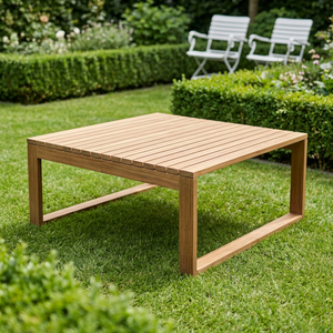 EDEN Ensemble de canapés de jardin contemporains en bois d'acacia, 6 pièces, écologiques, avec coussins imperméables, pliables, pour terrasses et hôtels - Product Image 5