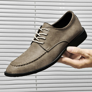 Men's Formal & Business Casual Leather Shoes British Style Breathable Summer Shoes <b>Dropshipping</b> - Product Image 4