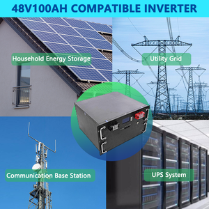 Batterie au lithium LiFePO4 à décharge profonde haute tension 24V 48V 51.2V 100Ah 200Ah 300Ah 400Ah 500Ah pour stockage d'énergie solaire montée sur rack - Product Image 4