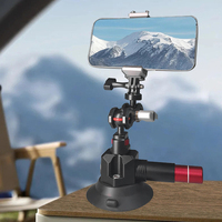 Support de caméra de voiture en alliage d'aluminium de haute qualité avec ventouse pour Insta360