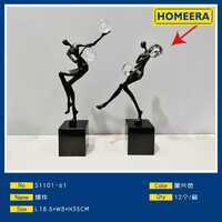 Elegante in lega di cristallo di marmo scultura artigianale di arte per la decorazione di casa ufficio L185 W8 H35CM pianta di legno di alluminio per matrimoni - Product Image 1