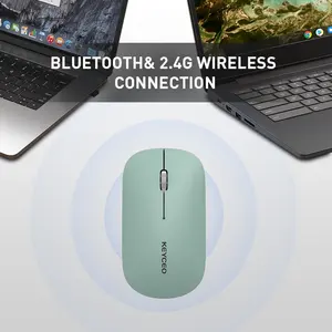 2.4G Mouse Wireless Bluetooth Ergonomic Office Mouse Rechargeable Colorful Available Easy To Carry The Use Of Flexible Scenarios