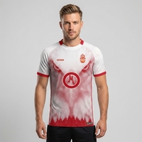 HOSTARON Uniformes d'entraînement de football en tissu jacquard à impression numérique personnalisée, maillot de football original, technique de sublimation, vêtements d'équipe