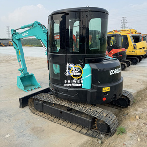 Vente en gros usine de mini-excavatrices sur chenilles compactes d'occasion Kobelco SK55, peu d'heures de fonctionnement, modèles SK55 SK60 SK75 SK200 SK350 SK390 - Product Image 4