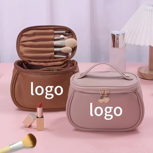 Trousse de <span class=keywords><strong>Maquillage</strong></span> Coréenne Tendance Grande Capacité en Forme d'Orgue, Boîte de Rangement Étanche en PU avec Logo Personnalisé pour Cosmétiques - Product Image 6