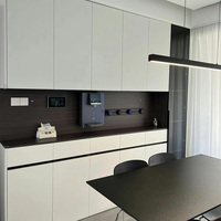 Meuble console de rangement sur mesure en bois pour salle à manger, restaurant, cuisine, maison et hôtel