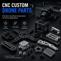 Componentes Mecánicos OEM de Precisión Personalizados en Acero Inoxidable y Aluminio, Mecanizado CNC, Piezas Electrónicas para Drones