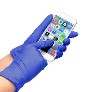 Guanti Monouso in <span class=keywords><strong>Nitrile</strong></span> per Esami Medici di Sicurezza 100pz Guanti in <span class=keywords><strong>Nitrile</strong></span> Senza Polvere - Product Image 3