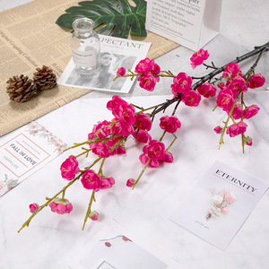 Single <b>Stem</b> <b>Artificial</b> Wintersweet Plum Blossom Fake Flower Wedding Home Decoration Photography Stage Props - Product Image 6