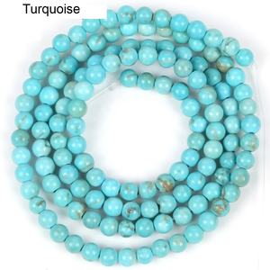 หินธรรมชาติสีฟ้าครามหลวมลูกปัดธรรมชาติมีค่า4มิลลิเมตร6มิลลิเมตร8มิลลิเมตร10มิลลิเมตร12มิลลิเมตรควอตซ์หินคริสตัลสำหรับทำเครื่องประดับ - Product Image 1