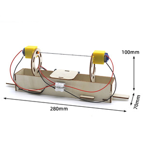 Modelo de experimento de ondas de madera de 280 mm x 100 mm x 70 mm, kit educativo STEM para niños, juguete de aprendizaje científico - Product Image 1