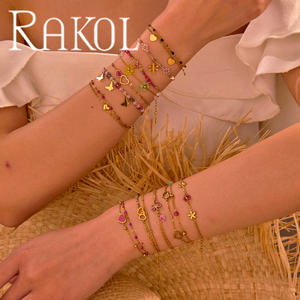 Rakol B1104 in acciaio inox Non appannato nuovo stile alla moda per le donne di alta qualità anallergico bellissimi braccialetti in magazzino - Product Image 2