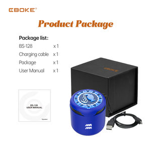 Yazhoulong <span class=keywords><strong>Enceinte</strong></span> portable sans fil 5.3 avec lumière LED, batterie 1000 mAh, TWS, en plastique, pour extérieur, cadeau - Product Image 3