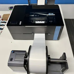 Impressora térmica digital de etiquetas coloridas de alta velocidade, impressora jato de tinta de etiquetas comerciais de grande formato de 210 mm