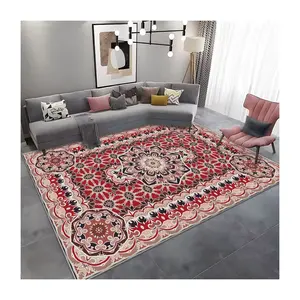 patterned anti slip area carpets for bedroom and living room decoration house carpets printed area rug pad machine washable rugs