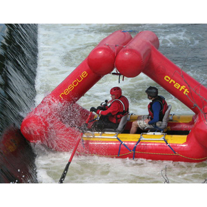 Bateaux gonflables de bateau de sauvetage de surf de radeau d'eau vive de redressement automatique gonflable ultime pour le sauvetage d'inondation - Product Image 1