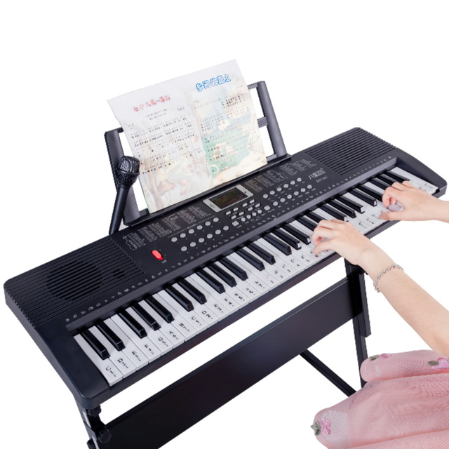 BD-665 Electronic Organ Teclado Musical Keyboard Instruments 61-Key Keyboard Piano for Kids Accept OEM ODM Custom Logo for Sale