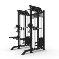 Jaula de Potencia CROSSMAX de Proveedor de Fábrica para Gimnasio en Casa, Rack de Sentadillas, Máquina Smith con Cruce de Cables para Ejercicios de Fitness y Pecho