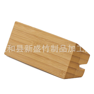 Porta menús minimalista moderno de bambú y madera para cafeterías y restaurantes, tarjeta de pedidos de bambú, tarjeta de vinos, soporte para menús, personalizable. - Product Image 4