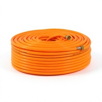 Tuyau d'air orange, tuyau de pulvérisation de qualité industrielle, résistant à l'usure et à la corrosion, adapté au nettoyage des tuyaux de compresseur d'air